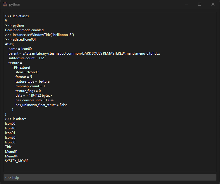 Console Examples